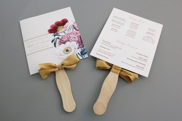 DIY Wedding Program Fans Template
 A Round Up of Free Wedding Fan Programs B Lovely Events