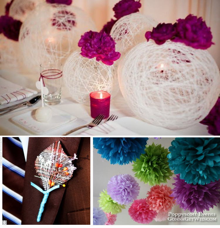 DIY Wedding Projects
 Cee s blog e of my coworkers was married yesterday in