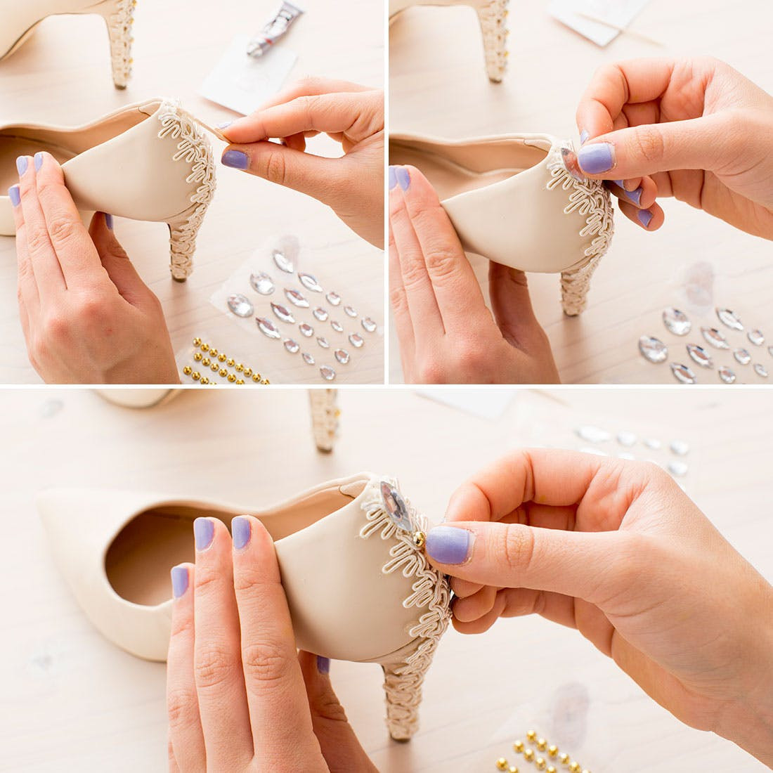 DIY Wedding Shoes
 2 Quick Easy DIY Ways to Customize Your Wedding Day