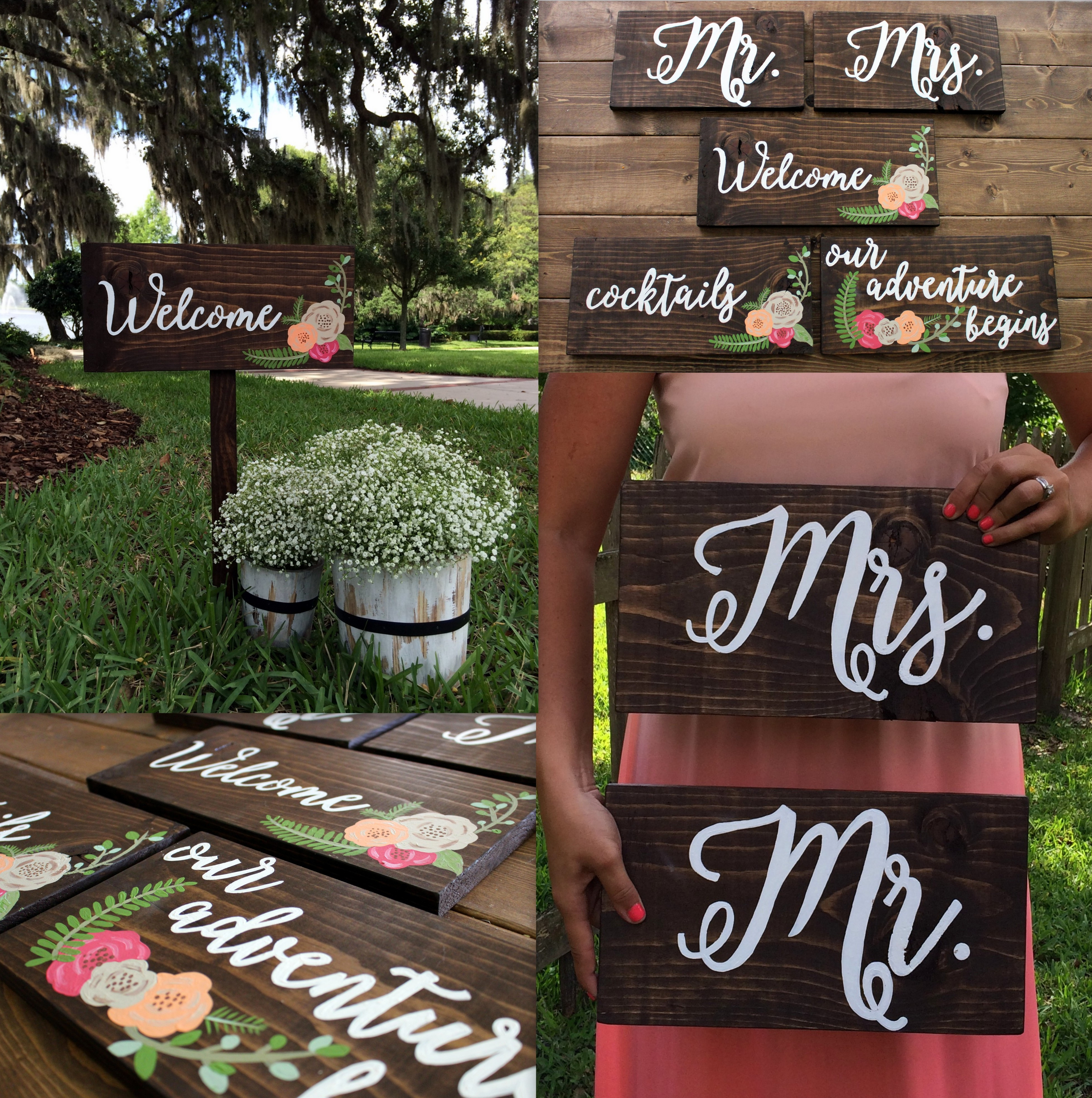 DIY Wedding Signs Templates
 DIY Wedding Calligraphy Signs Within the Grove