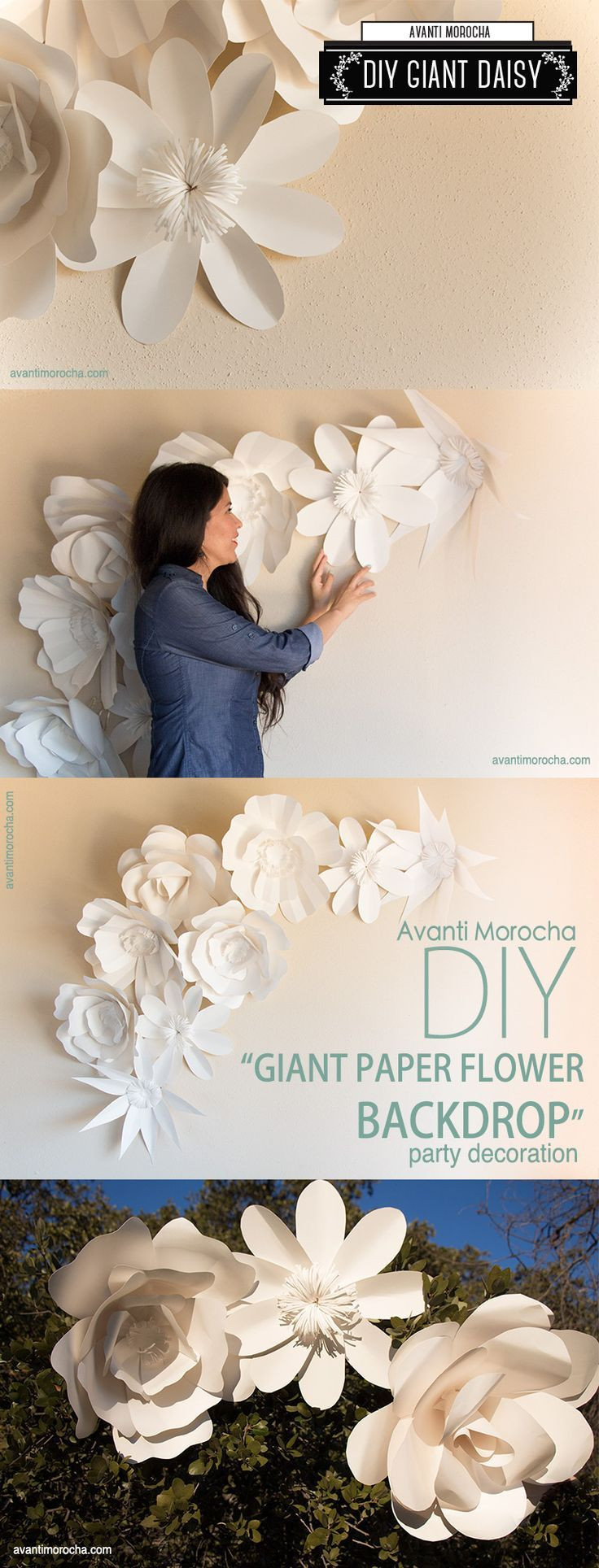 DIY Wedding Videography
 DIY " Giant Paper Flower Backdrop" Weddings event decor