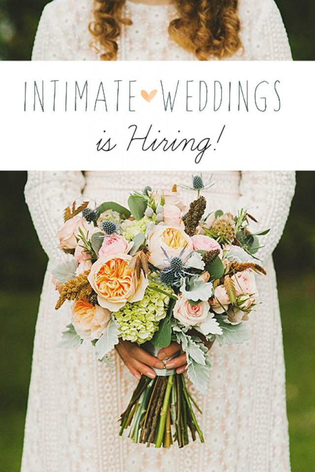 DIY Weddings Blog
 Intimate Weddings Is Hiring