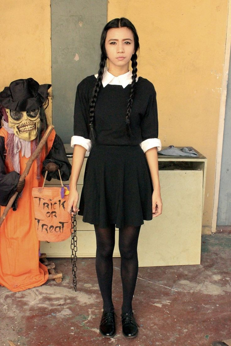 DIY Wednesday Addams Costume
 Best 25 Wednesday costume ideas on Pinterest