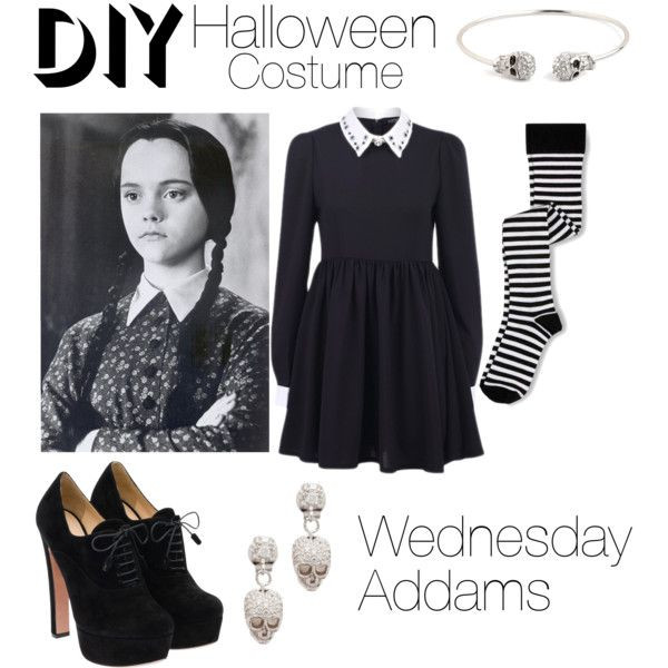 DIY Wednesday Addams Costume
 1000 ideas about Adams Family Costume on Pinterest