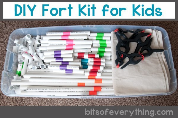 DIY Will Kit
 DIY Fort Kit for Indoor or Outdoor Use That Kids Will LOVE