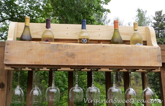 DIY Wine Rack Pallet
 DIY Pallet Wine Rack Sweet Pea