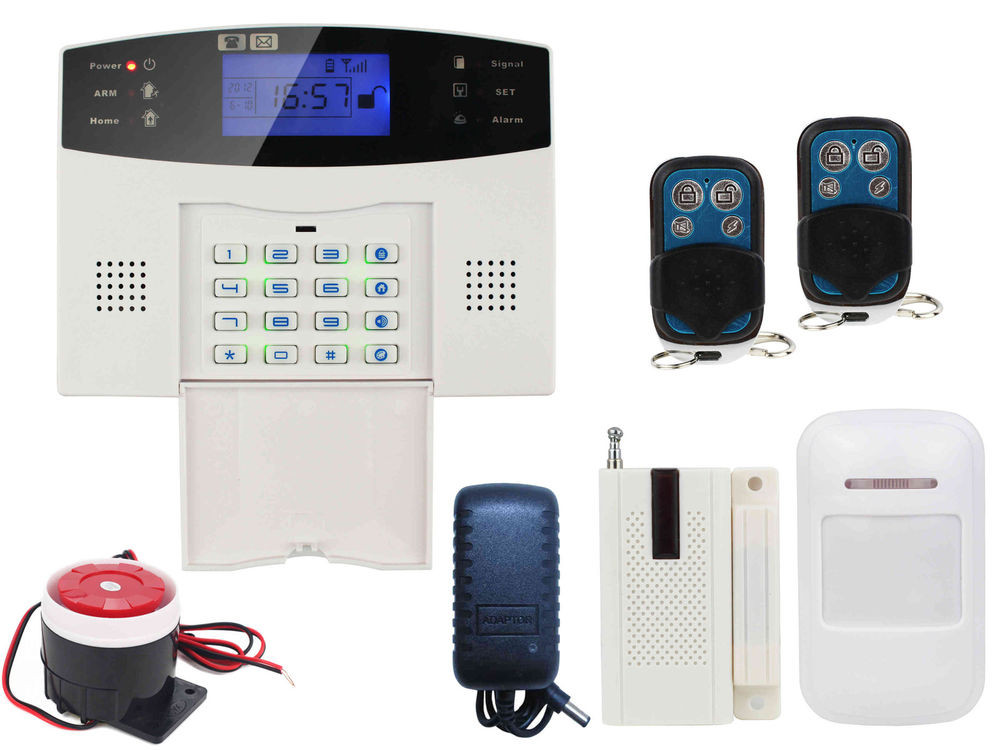 DIY Wireless Home Security
 A32 Quad Bands GSM Wireless DIY Home Alarm Burglar
