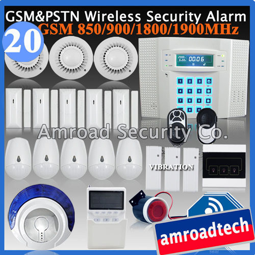 DIY Wireless Home Security
 DIY Wireless Home Security Alarm System LCD 40 Zones GSM
