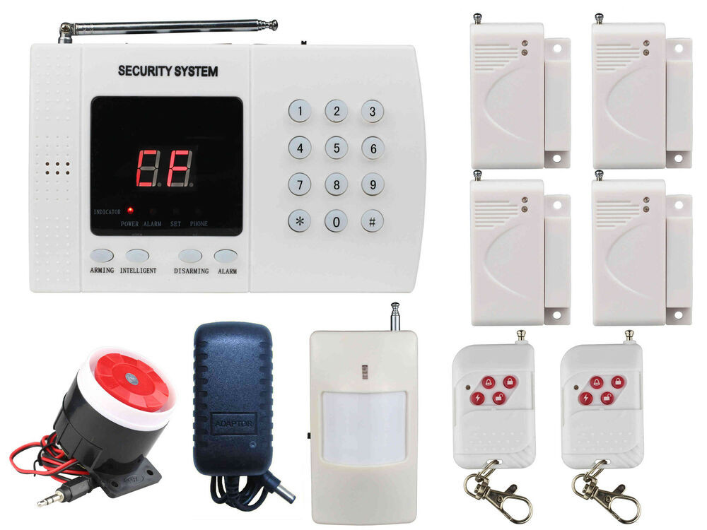 DIY Wireless Home Security Systems
 A07 PSTN Wireless Smart DIY Home Alarm Security Burglar