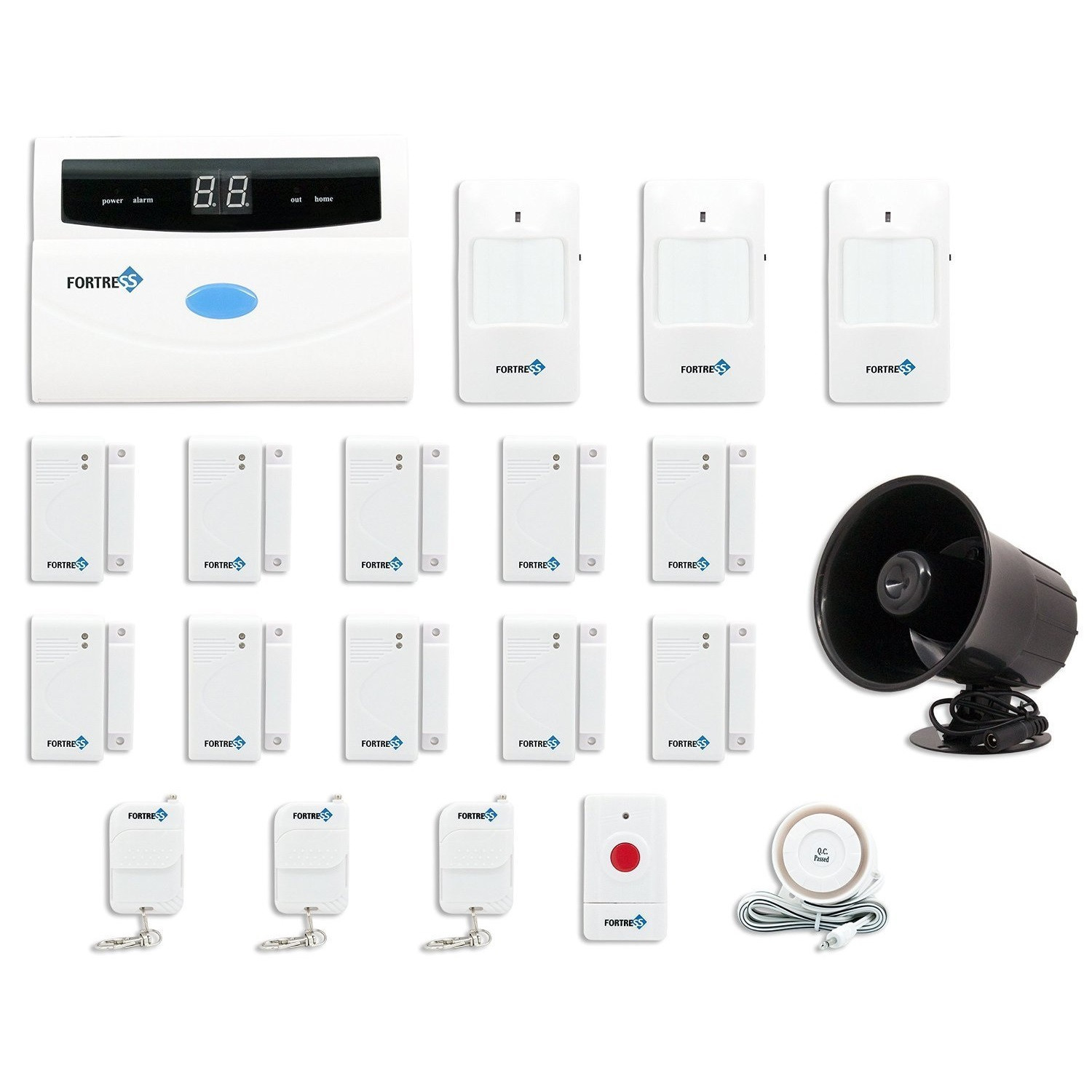 DIY Wireless Home Security Systems
 Fortress Security Store S02 B Wireless DIY Home Security