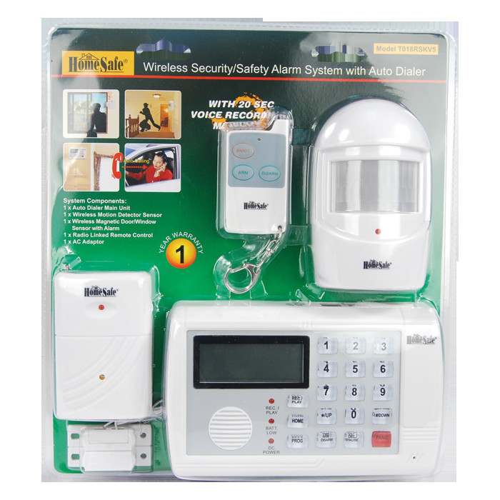 DIY Wireless Home Security Systems
 HomeSafe Wireless Home Security System