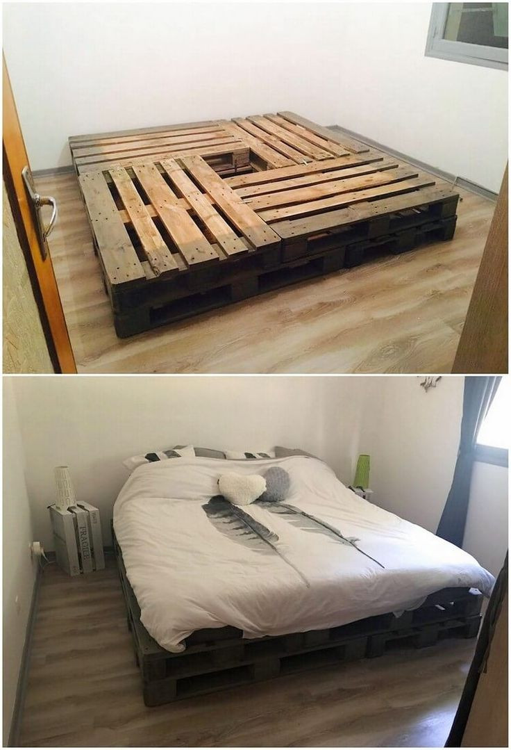 DIY Wood Beds
 Best 25 Pallet bed frames ideas on Pinterest
