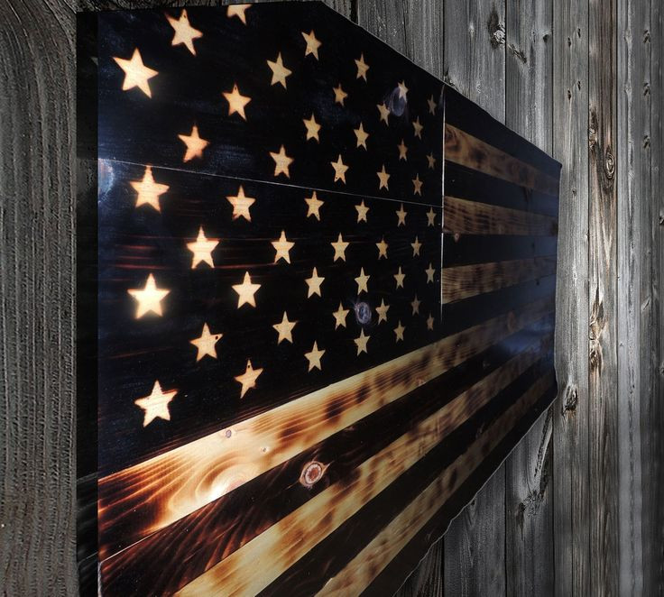 DIY Wood Burned American Flag
 Best 25 Wood Flag ideas that you will like on Pinterest