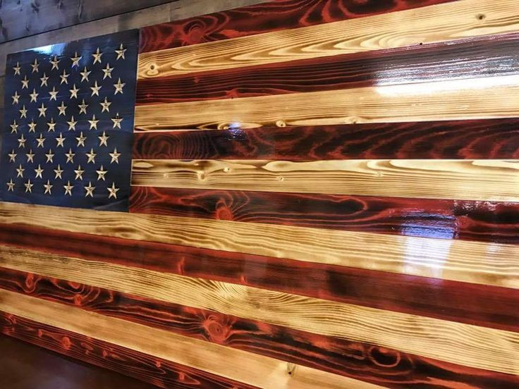 DIY Wood Burned American Flag
 25 best ideas about Wood flag on Pinterest
