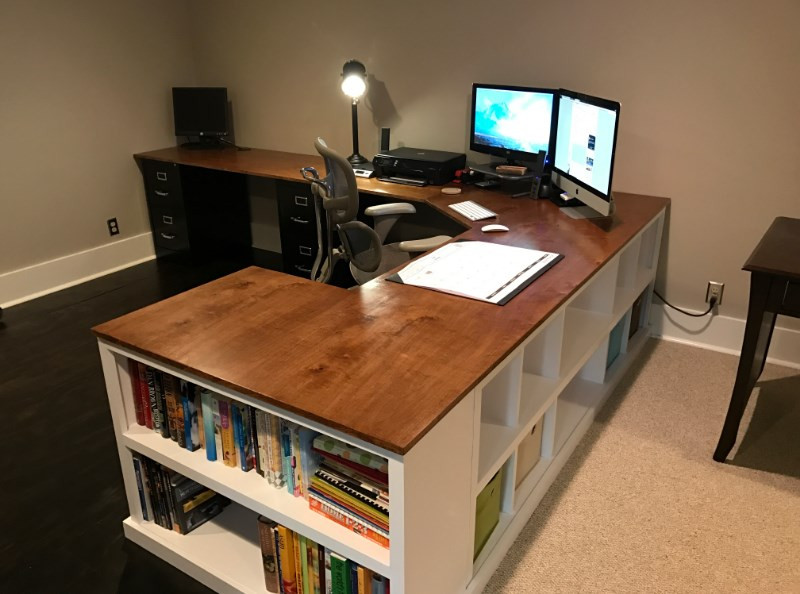 DIY Wood Computer Desk
 23 DIY puter Desk Ideas That Make More Spirit Work