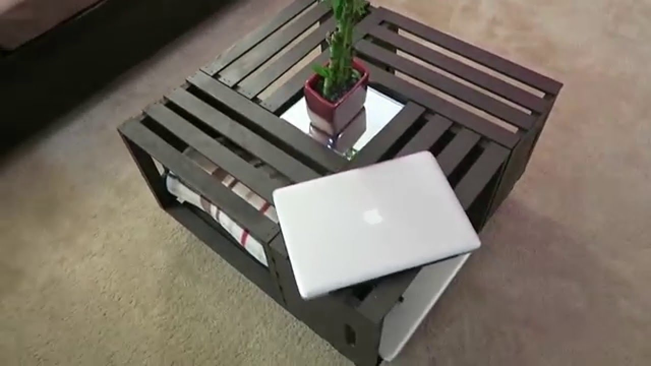 DIY Wood Crate
 DIY Coffee Table