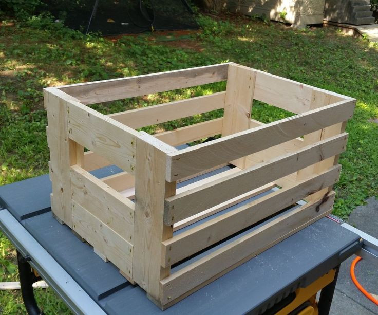 DIY Wood Crate
 How to Make an $11 Crate with a $3 2x4