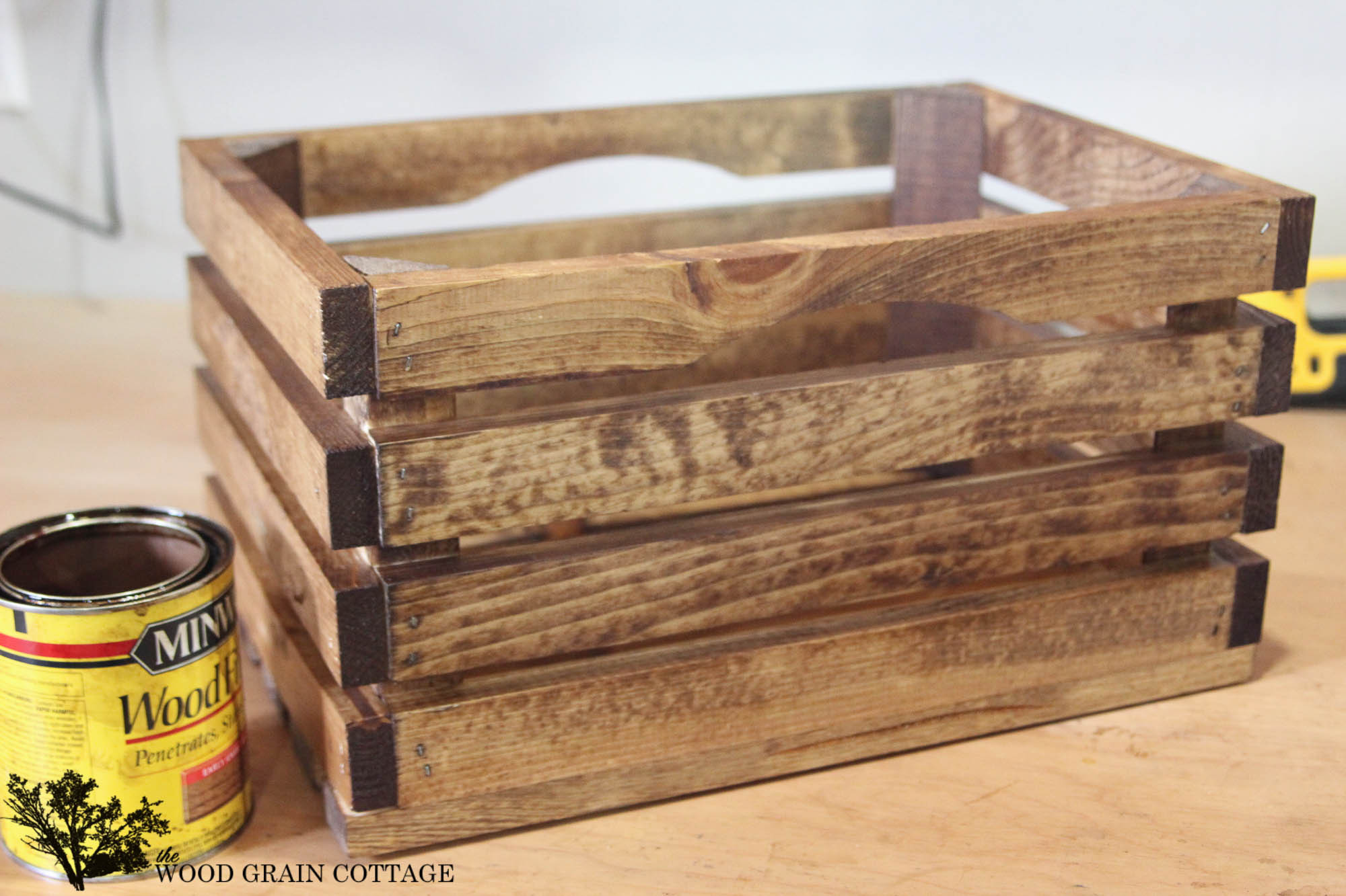 DIY Wood Crates
 DIY Galvanized Wood Crate