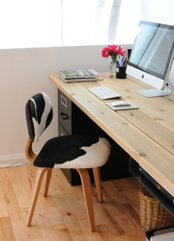 DIY Wood Desks
 20 DIY Desks That Really Work For Your Home fice