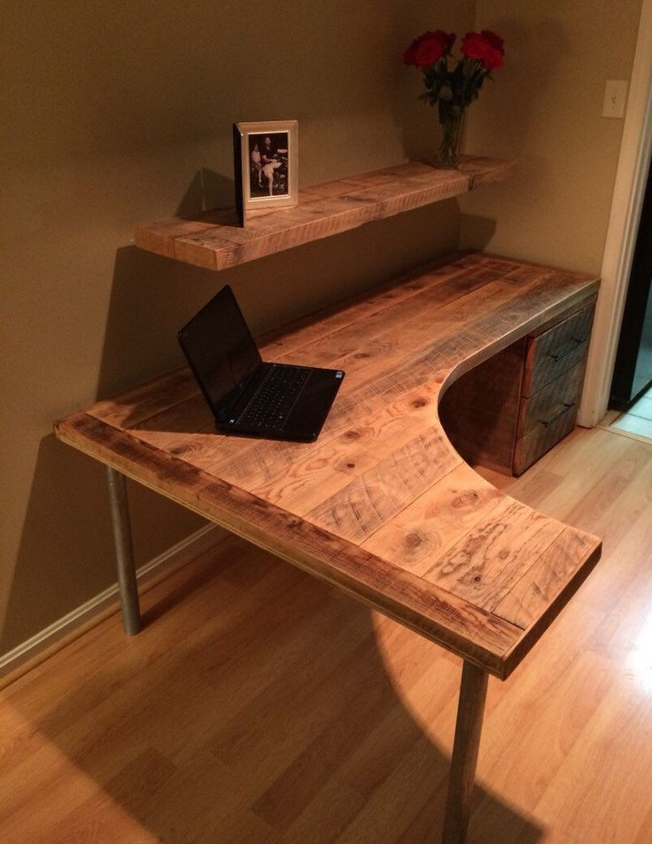 DIY Wood Desks
 DIY puter Desk Ideas Space Saving Awesome Picture
