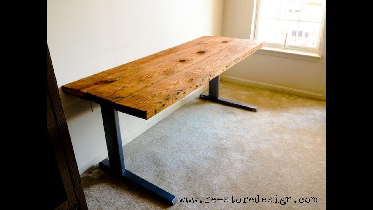 DIY Wood Desks
 Reclaimed Wood Desk Reclaimed Wood Desk Diy