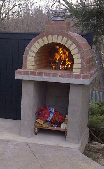 DIY Wood Fired Pizza Oven
 The Tildsley Family Wood Fired DIY Brick Pizza Oven in