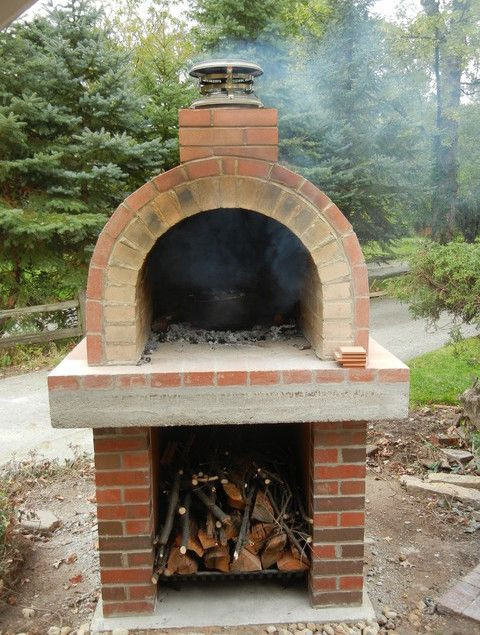 DIY Wood Fired Pizza Oven
 homemade outdoor pizza oven plans Wood Burning Pizza