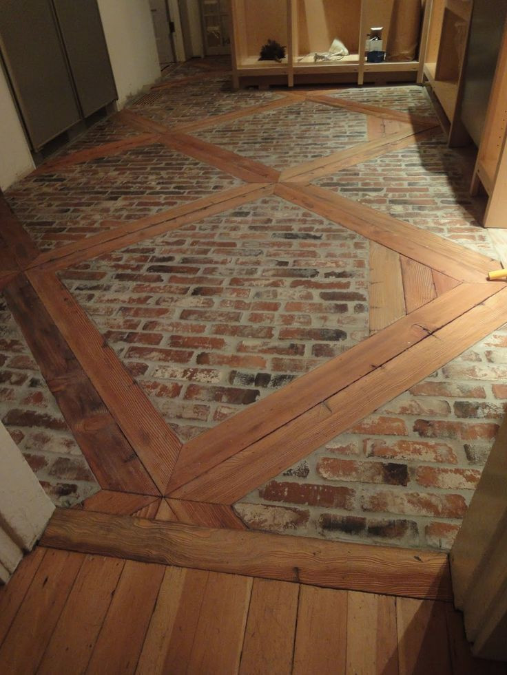 DIY Wood Floor
 DIY How to Install this Brick Floor using 2 x 4 s and