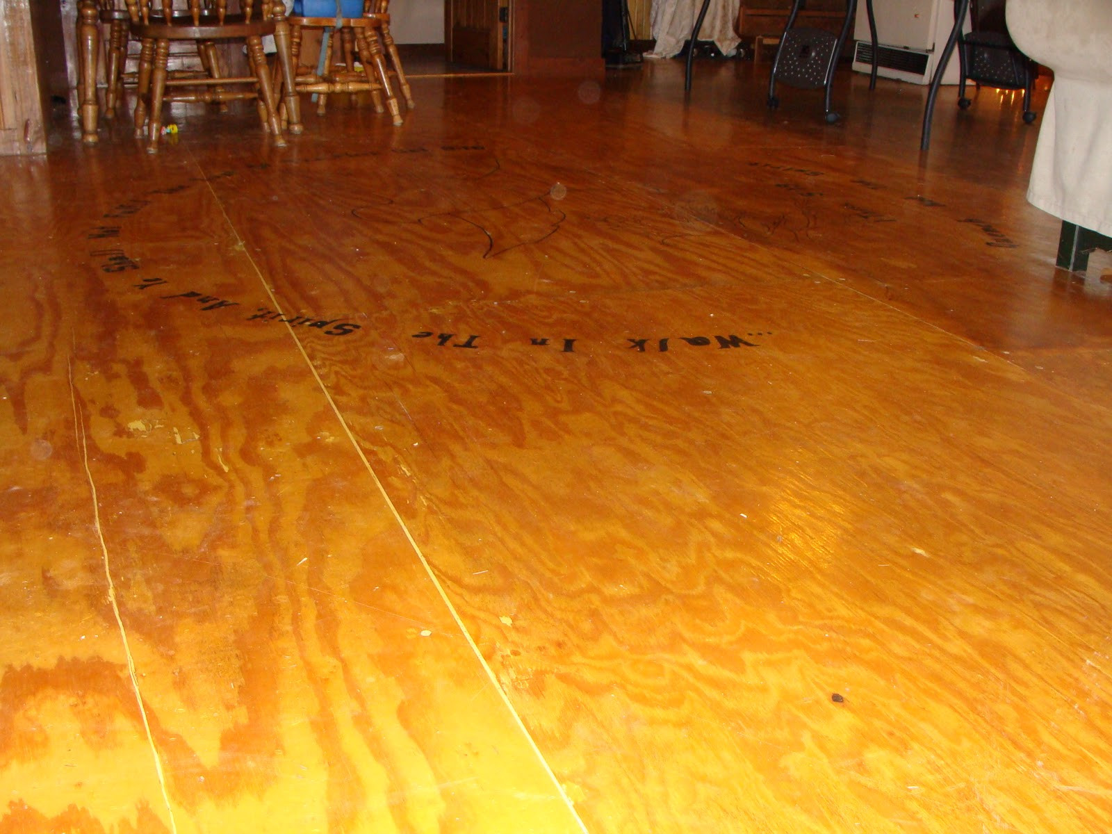 DIY Wood Floor
 Sowin Love DIY Wood Floor For Families