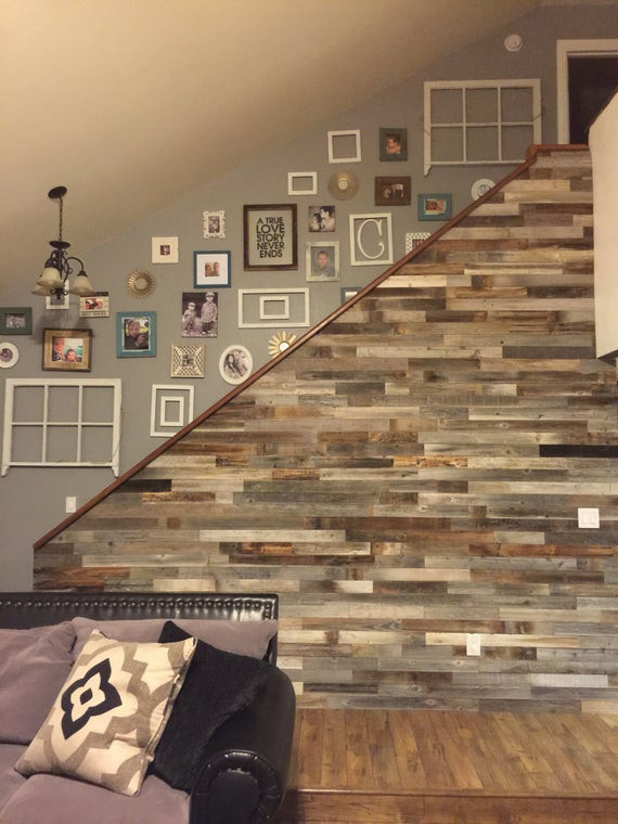 DIY Wood Panel Wall
 Reclaimed Wood Wall Paneling DIY asst 3 inch or 5 inch boards