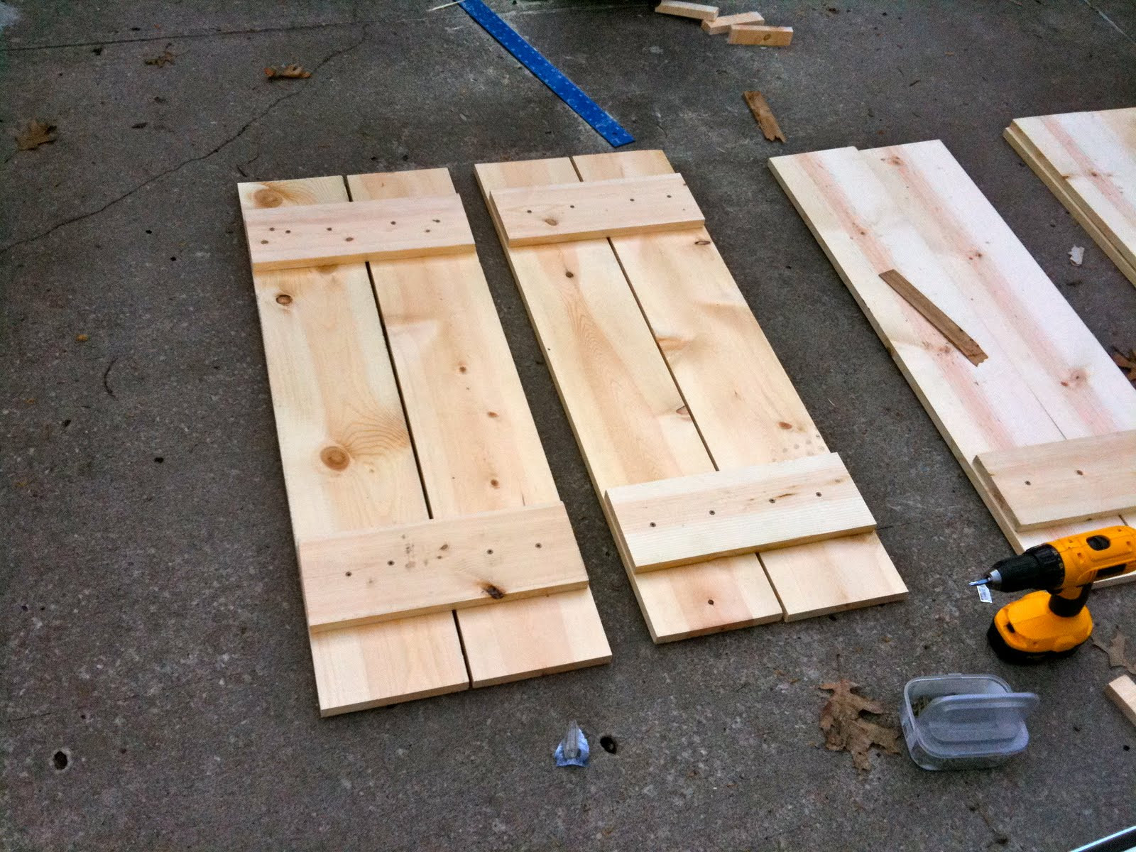 DIY Wood Shutters
 Jenny Steffens Hobick HOME