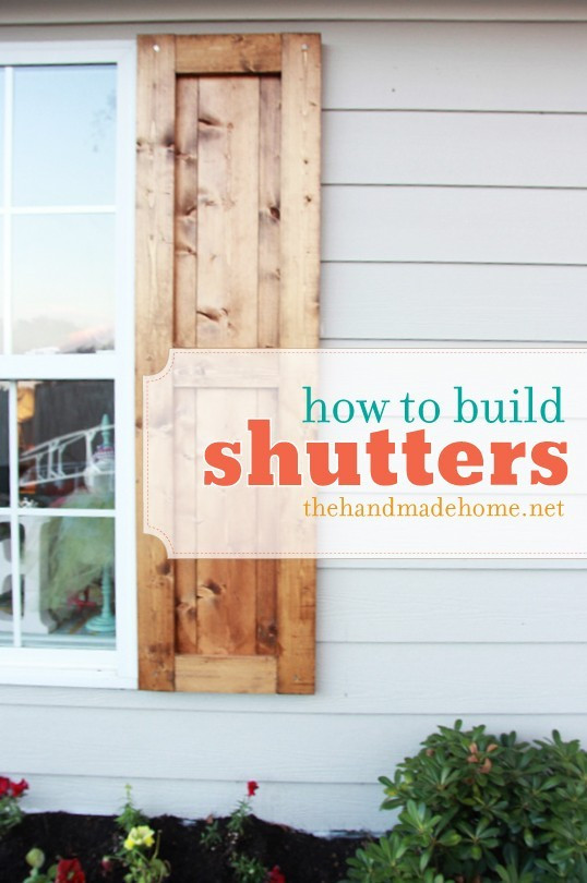 DIY Wood Shutters
 how to build shutters diy shutters