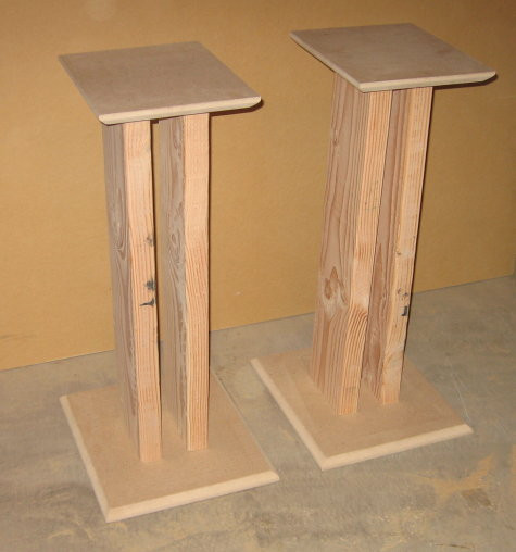 DIY Wood Speaker Stands
 Custom DIY Speaker Stands For Less