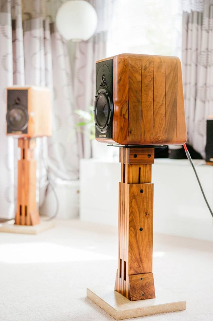 DIY Wood Speaker Stands
 25 Best Ideas about Speaker Stands on Pinterest