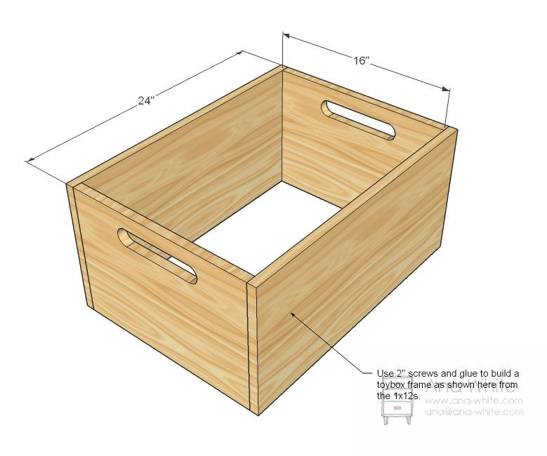 DIY Wood Storage Boxes
 Ana White Build a Stacking Toy Boxes