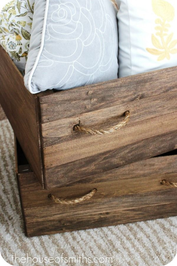 DIY Wood Storage Boxes
 How To Make A Wooden Storage Box WoodWorking Projects