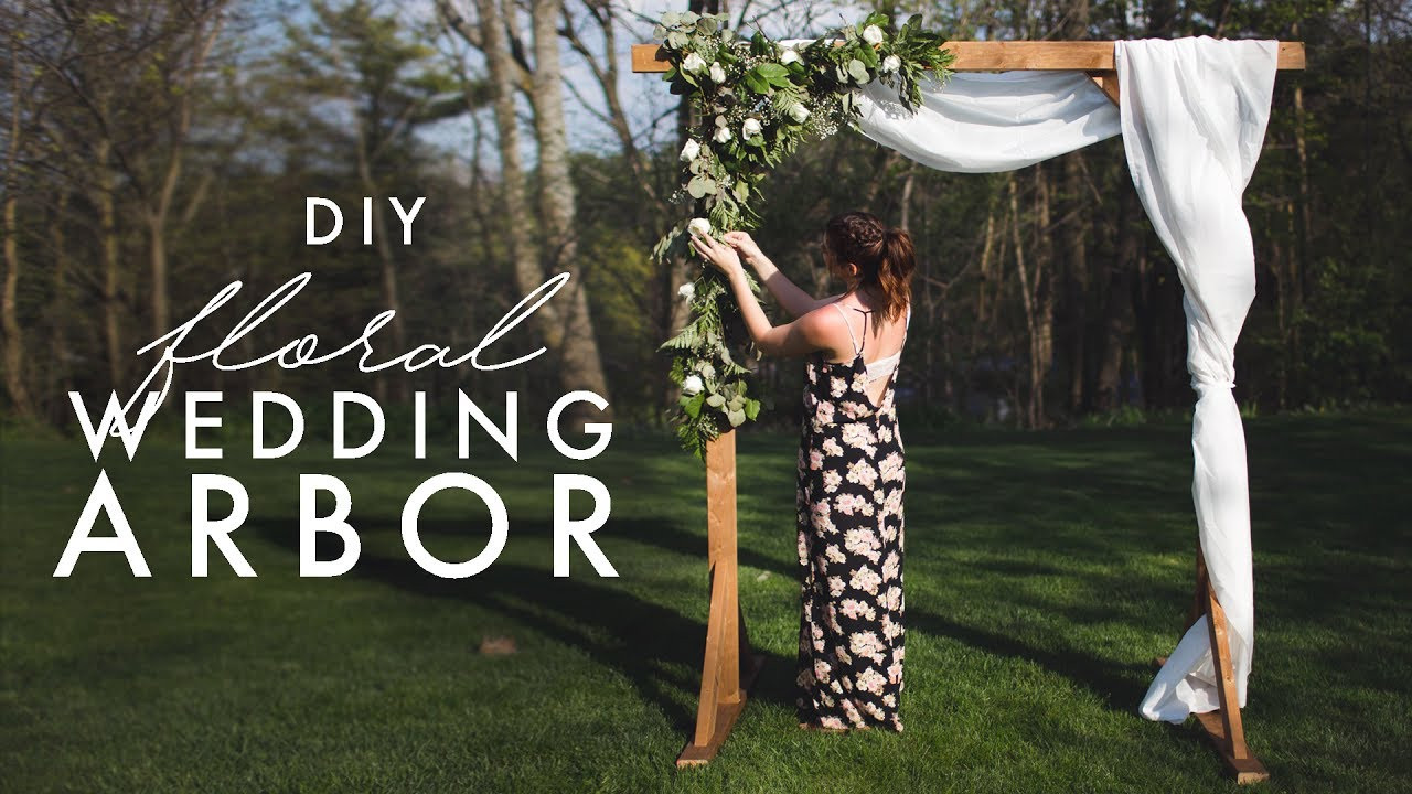 DIY Wood Wedding Arch
 DIY WOODEN ARCH PERFECT FOR WEDDINGS