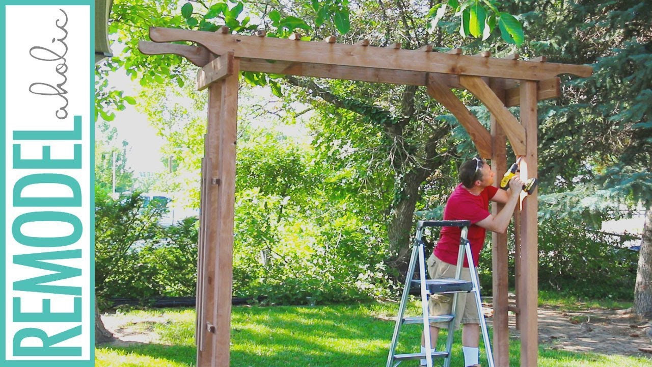DIY Wood Wedding Arch
 How to Build a Wood Arbor for Garden Yard or Wedding