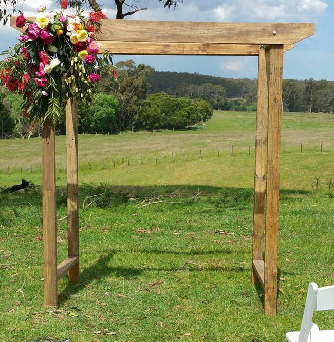 DIY Wood Wedding Arch
 Wedding Arch Hire Backdrops Arbours Weddings Melbourne