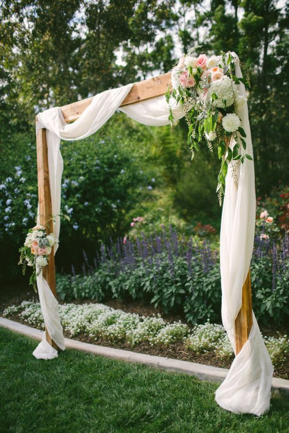 DIY Wood Wedding Arch
 36 Wood Wedding Arches Arbors And Altars Weddingomania