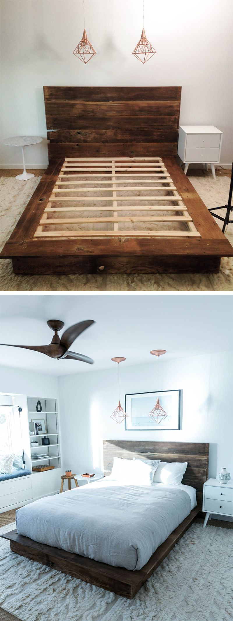 DIY Wooden Beds
 DIY Reclaimed Wood Platform Bed