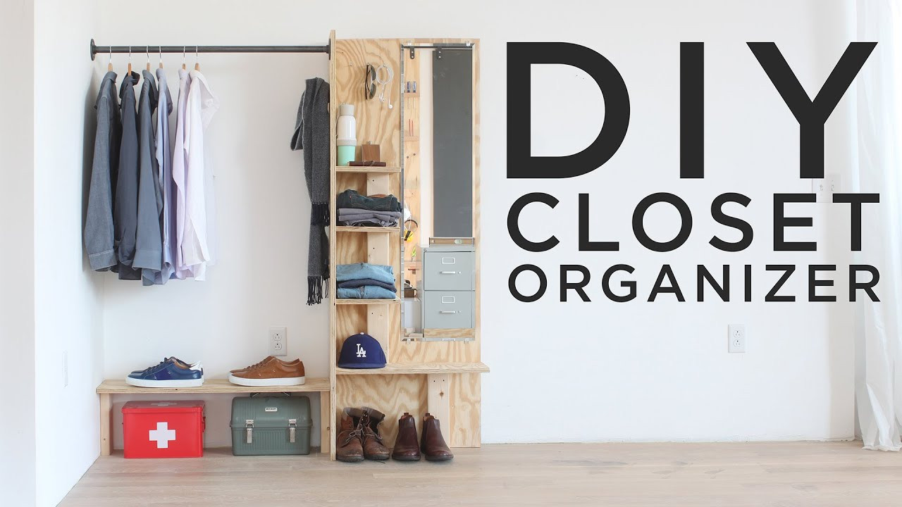 DIY Wooden Closet Organizer
 DIY Closet Organizer