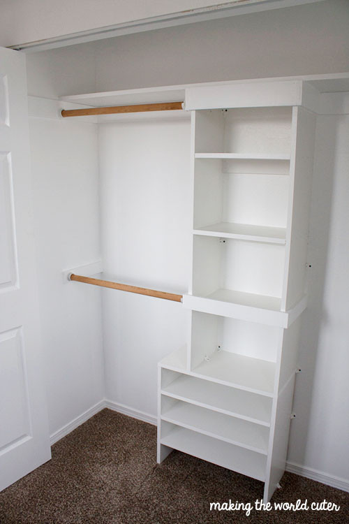 DIY Wooden Closet Organizer
 DIY Closet Organizer
