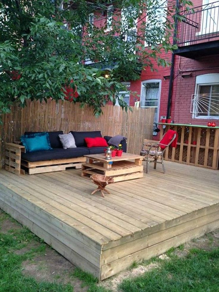 DIY Wooden Deck
 Best 25 Wood patio ideas on Pinterest
