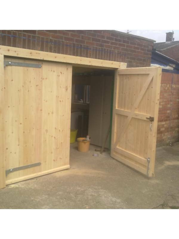 DIY Wooden Garage Door
 Side Hung Side Hinged Timber Wooden Garage Door Gates