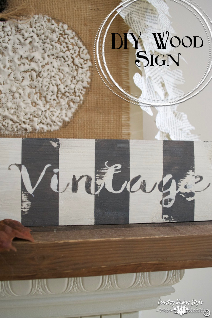 DIY Wooden Sign
 DIY Wood Signs Country Design Style
