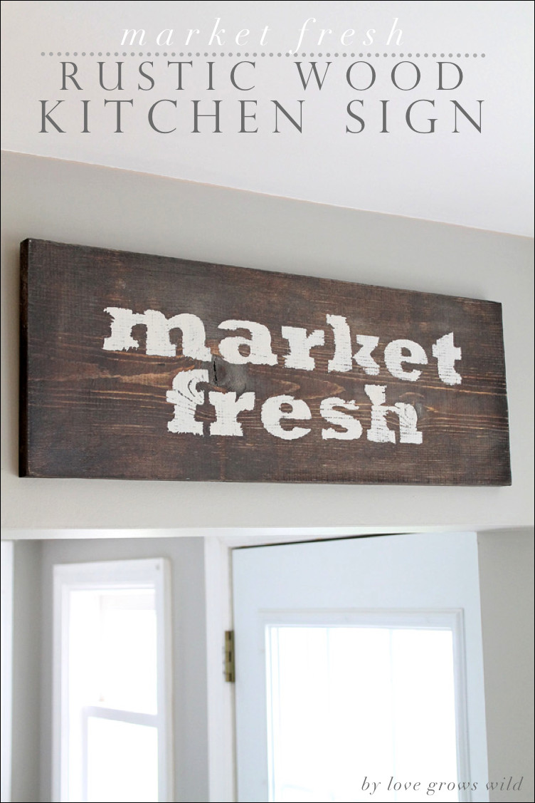 DIY Wooden Sign
 How to Create Distressed Signs Love Grows Wild