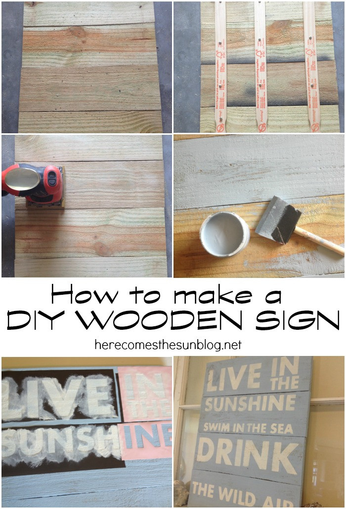 DIY Wooden Sign
 How to Make a DIY Wooden Sign