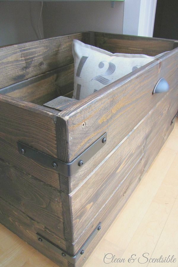 DIY Wooden Storage Box
 Best 25 Diy wooden box ideas on Pinterest