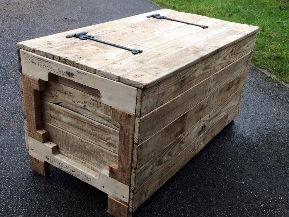 DIY Wooden Storage Box
 DIY Wooden Pallet Chest Designs Easy Pallet Ideas